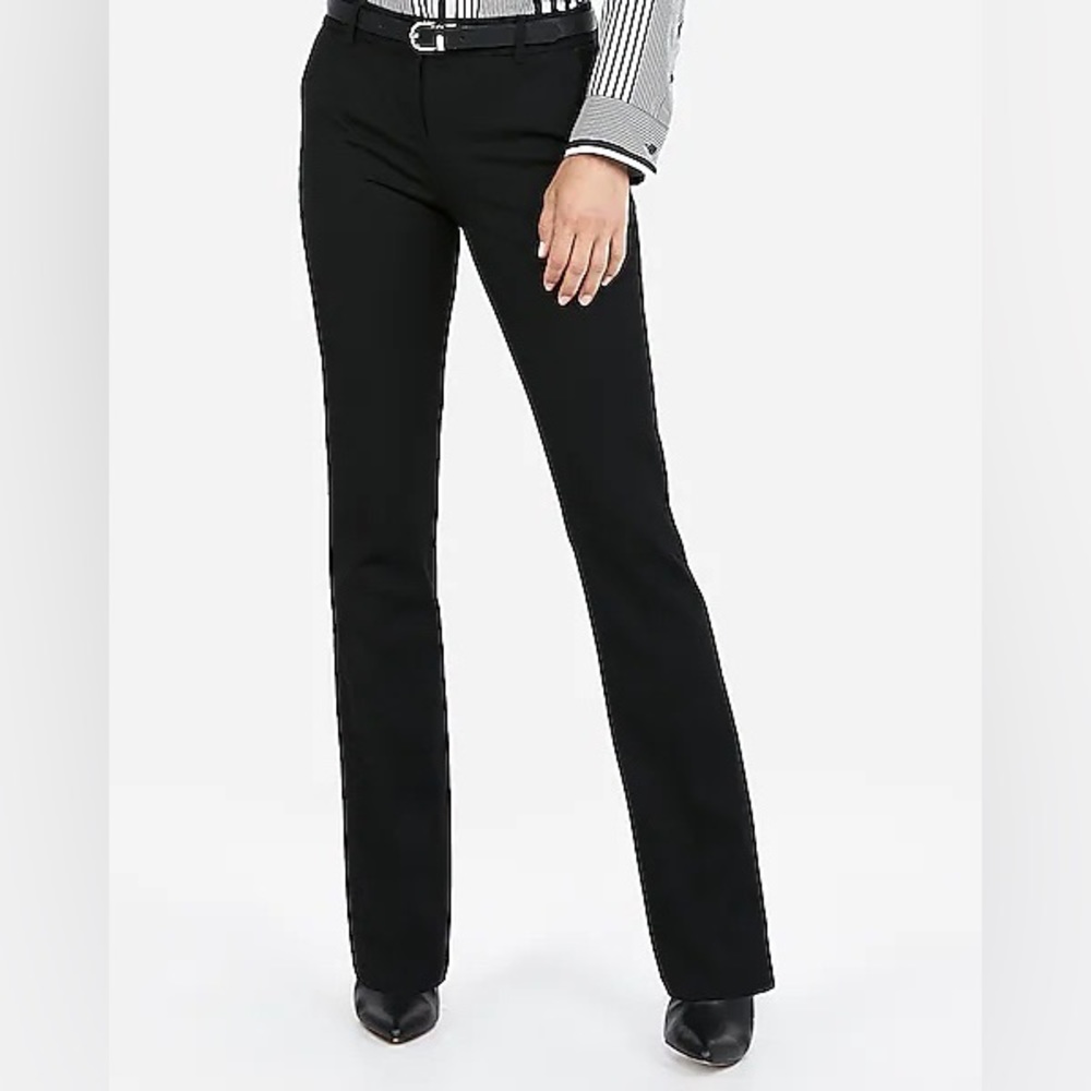 Express Columnist Barely Boot Mid Rise Pant